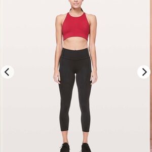 Lululemon To The Beat Tight *24" black size 2 perfect condition